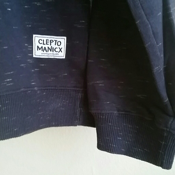 Cleptomanicx Sweat Shirt , xl, blue/purple - Picture 4 of 5